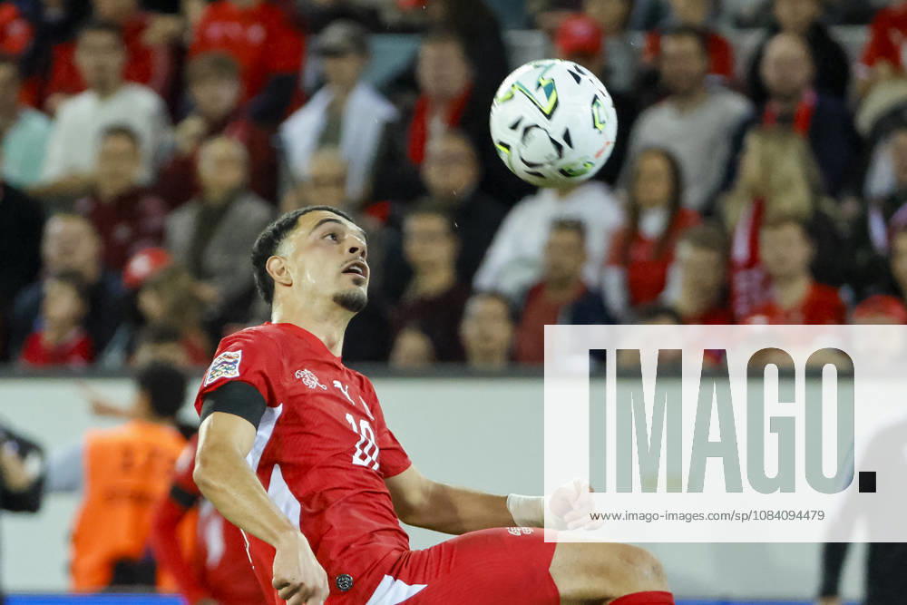 Zeki Amdouni Switzerland, 10 on the Ball, Switzerland, UEFA, Nations League, Matchday 3, Switzerland vs. Slovenia, October 3, 2026, Lucerne Swissporarena, Switzerland