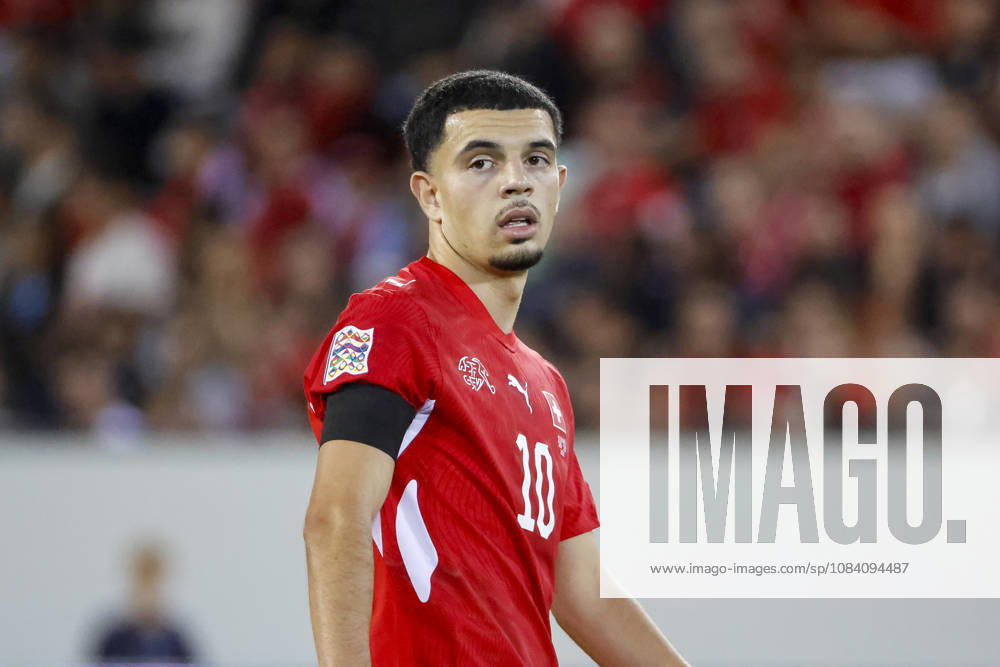 Zeki Amdouni Switzerland, 10 on the Ball, Switzerland, UEFA, Nations League, Matchday 3, Switzerland vs. Slovenia, October 3, 2026, Lucerne Swissporarena, Switzerland