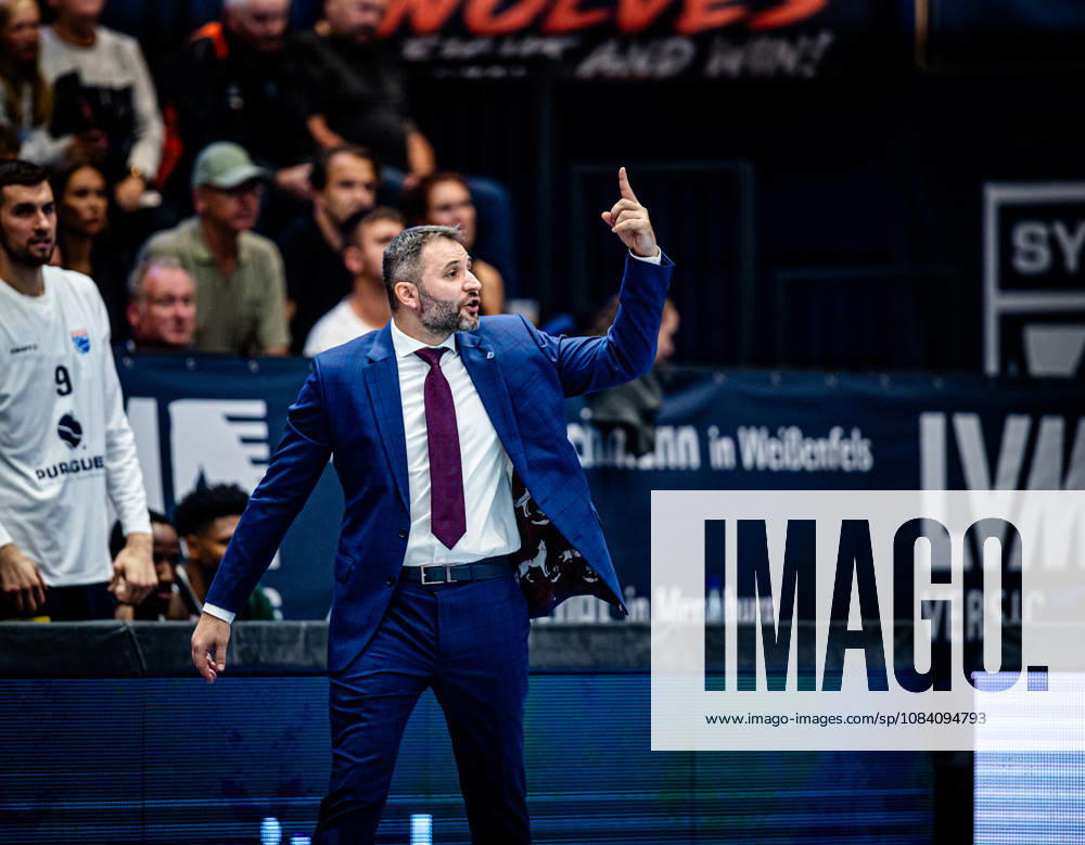 BB 1BL Men s Syntainics MBC vs. Ratiopharm Ulm Vladimir Jovanovic Syntainics MBC during the 2026–2027 season in the 1st EasyCredit Bundesliga on Matchday 4 between Syntainics MBC and Ratiopharm Ulm at the Stadthalle Weissenfels on October 3, 2026 in Weissenfels, Saxony-Anhalt, Germany
