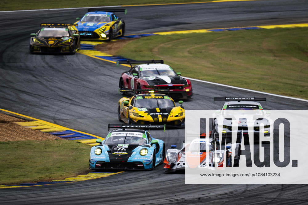 AUTO - IMSA - PETIT LE MANS 2026 912 HARDWICK Ryan (usa), PERA Riccardo (ita), SCHURING Morris (nld), Manthey 1st Phorm, Porsche 911 GT3 R (992.2), action, 37 FIELD Jon (usa), JARVIS Oliver (gbr), VAN DER SNEL Max (nld), Intersport Racing, Oreca 07-Gibson, action during the 2026 Motul Petit Le Mans, 11th round of the 2026 IMSA WeatherTech SportsCar Championship, from October 1 to 3, 2026 on the Michelin Raceway Road Atlanta in Braselton, Georgia, United States of America - BraseltonUnited States