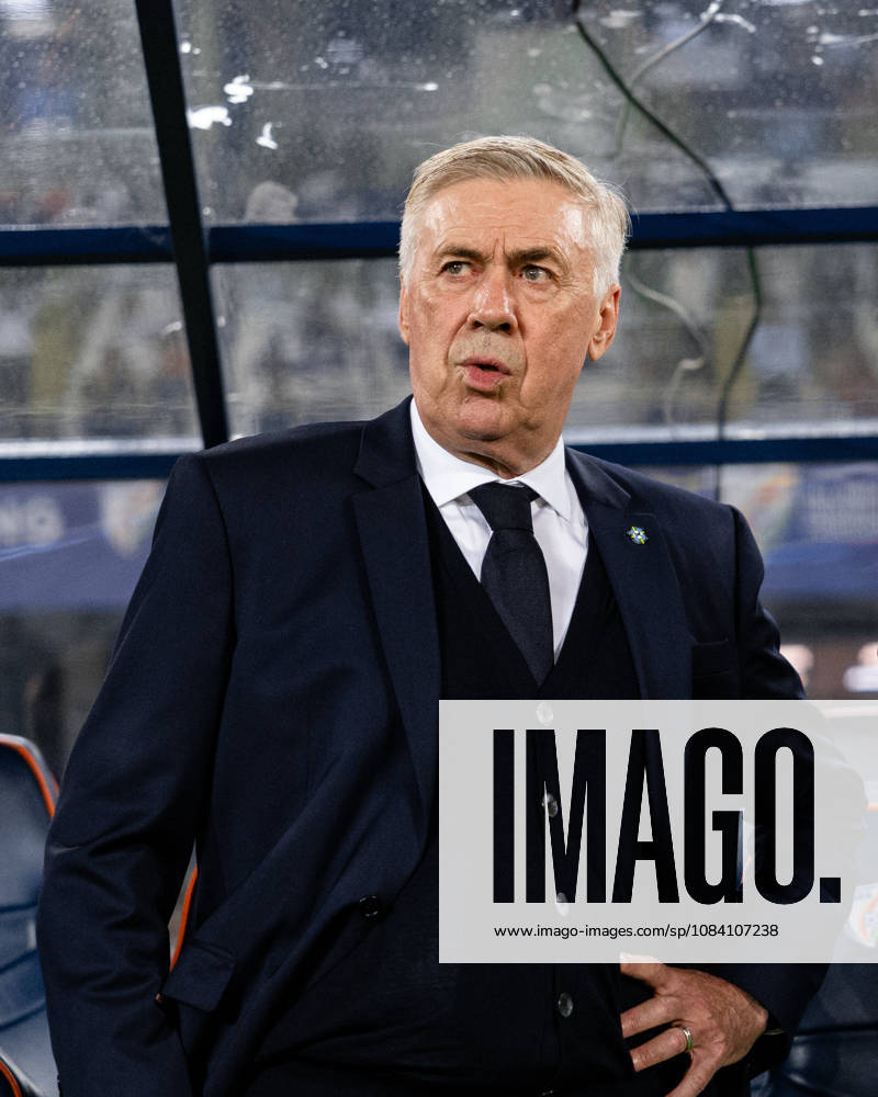 Carlo Ancelotti Head Coach of Brazil looks on during friendly match between India and Brazil at the Vivekananda Yuba Bharati Krirangan (VYBK) Stadium in Kolkata, India on 3rd October, 2026