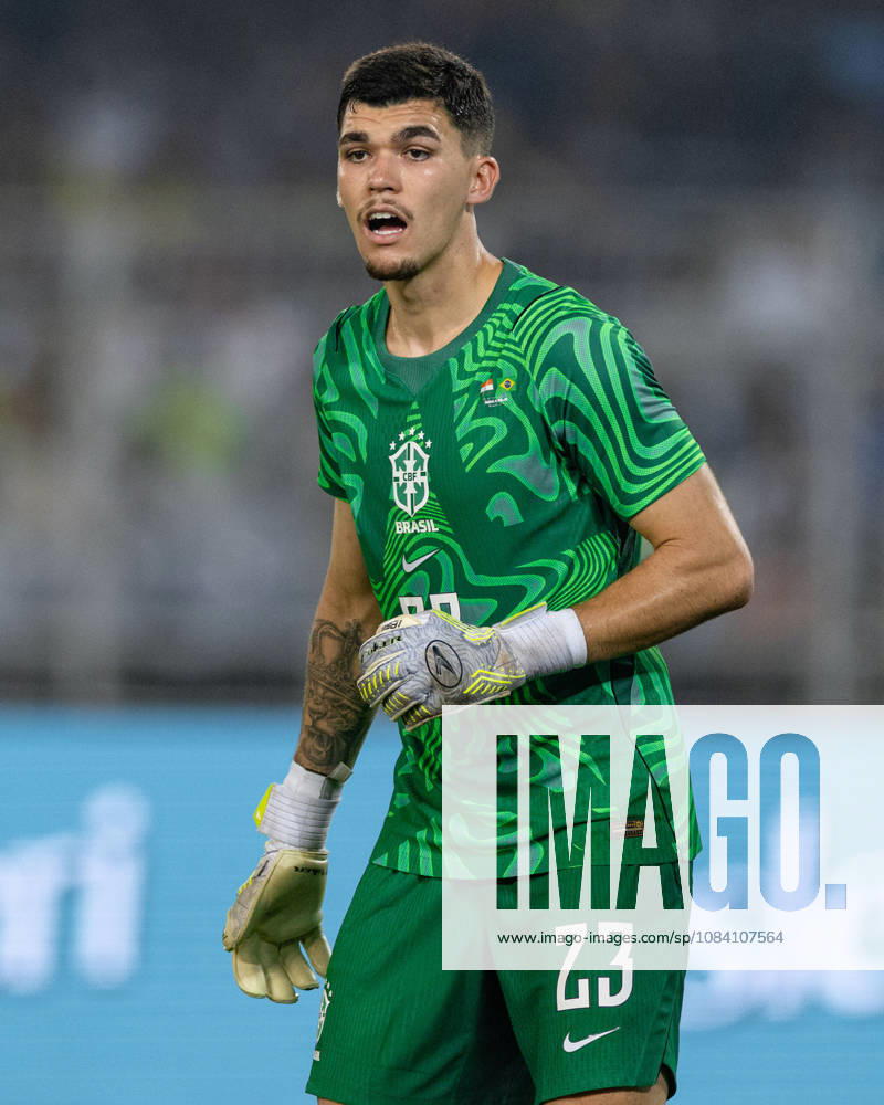 Pedro Luccas Morisco da Silva Pedro Morisco of Brazil looks on during friendly match between India and Brazil at the Vivekananda Yuba Bharati Krirangan (VYBK) Stadium in Kolkata, India on 3rd October, 2026