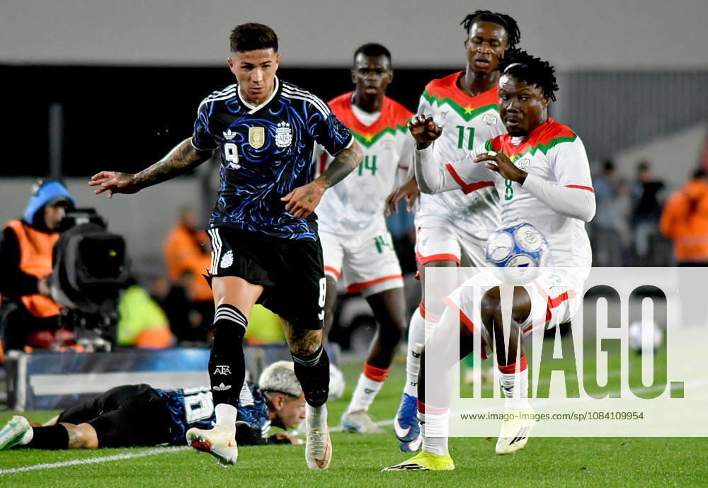Enzo Fernández, Argentina vs. Burkina Faso. Photo: FOTOBAIRES. Friendly Match