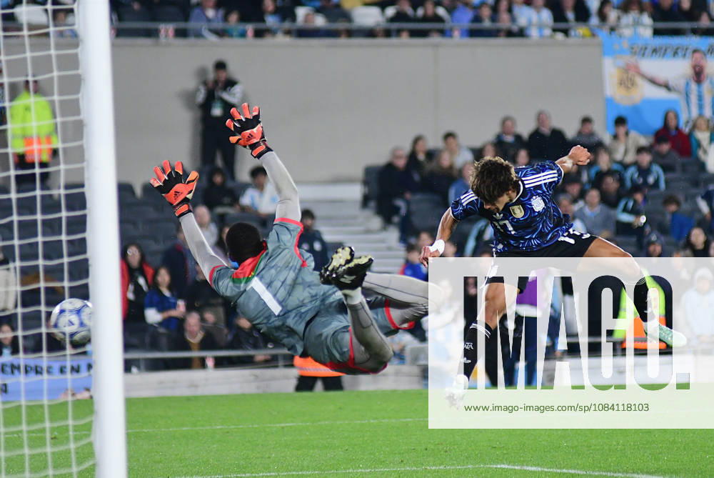 Goal by Giuliano Simeone, Argentina vs. Burkina Faso, Friendly Match, October 3, 2026, Monumental Stadium, Buenos Aires. Photo by Fabian Ramella, CABJ Press