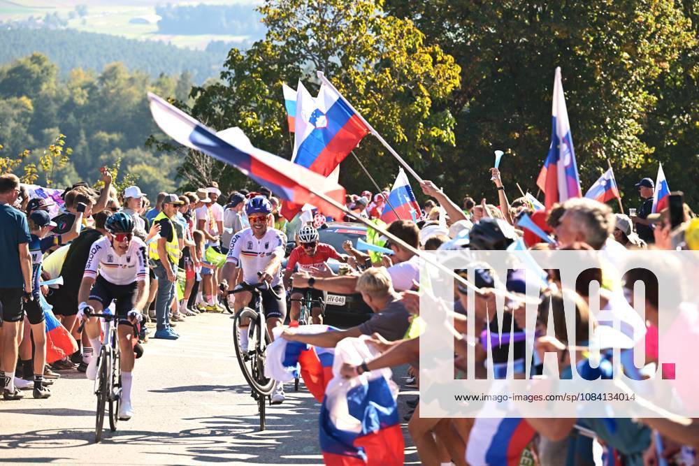 The elite men Road Race race (196,2 km) at the cycling UEC Road European Championships, in Ljubljana, Slovenia Sunday 4 October 2026. The UEC Road European Championships are taking place from 02 to 07 October in Ljubljana, Slovenia. DAVIDxPINTENS x188703702x