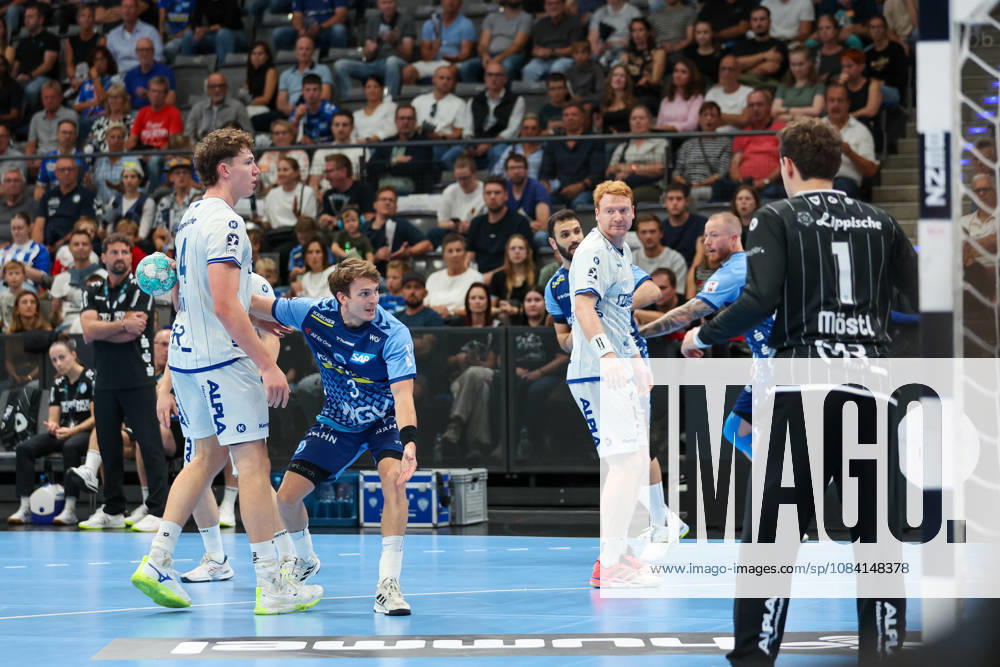 Max Haefner, TVB Stuttgart, 3 GER, TVB Stuttgart vs. TBV Lemgo Lippe, Handball, Opel Handball Bundesliga, Matchday 6, 2026–2027 Season, October 4, 2026 GER, TVB Stuttgart vs. TBV Lemgo Lippe, Handball, Opel Handball Bundesliga, Matchday 6, 2026–2027 season, October 4, 2026 Stuttgart