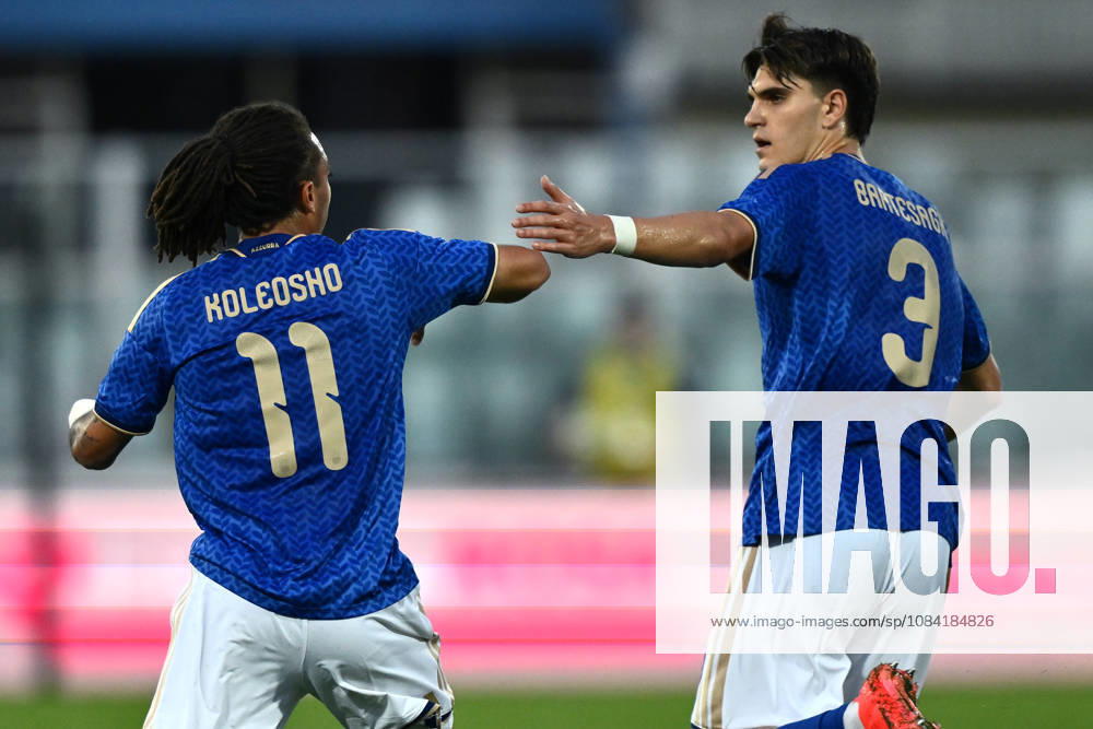 As Pescara 05 10 2026 - qualificazione Europeo 2027 U21, U 21 Italia-Polonia foto Antonello Sammarco Image nella foto: esultanza gol Luca Koleosho