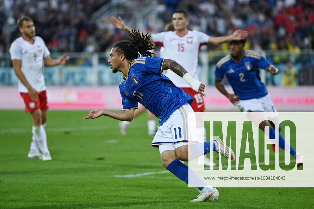 As Pescara 05 10 2026 - qualificazione Europeo 2027 U21, U 21 Italia-Polonia foto Antonello Sammarco Image nella foto: esultanza gol Luca Koleosho
