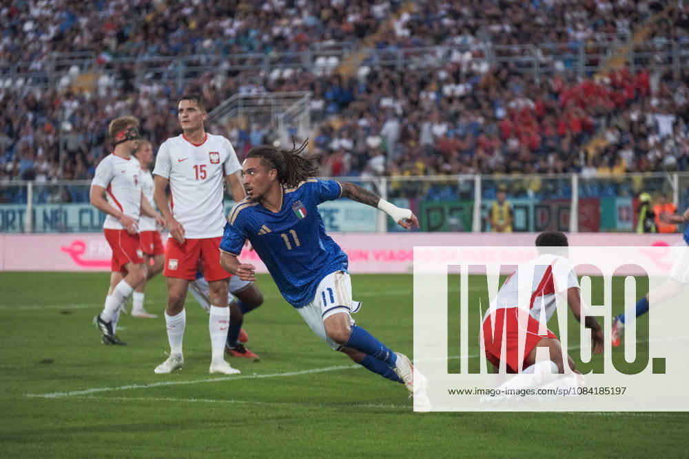 SOCCER - UEFA European Championship, EM, Europameisterschaft - 2027 European Under-21 Championship Qualifying Round - Italy vs. Poland Photo by IPA ABACAPRESS.COM89339831 - Koleosho ( 11 Italy) during the 2027 European Under-21 Championship Qualifying Round—Italy vs. Poland, UEFA European Football Championship in Pescara, Italy, October 5, 2026 Pescara Italy