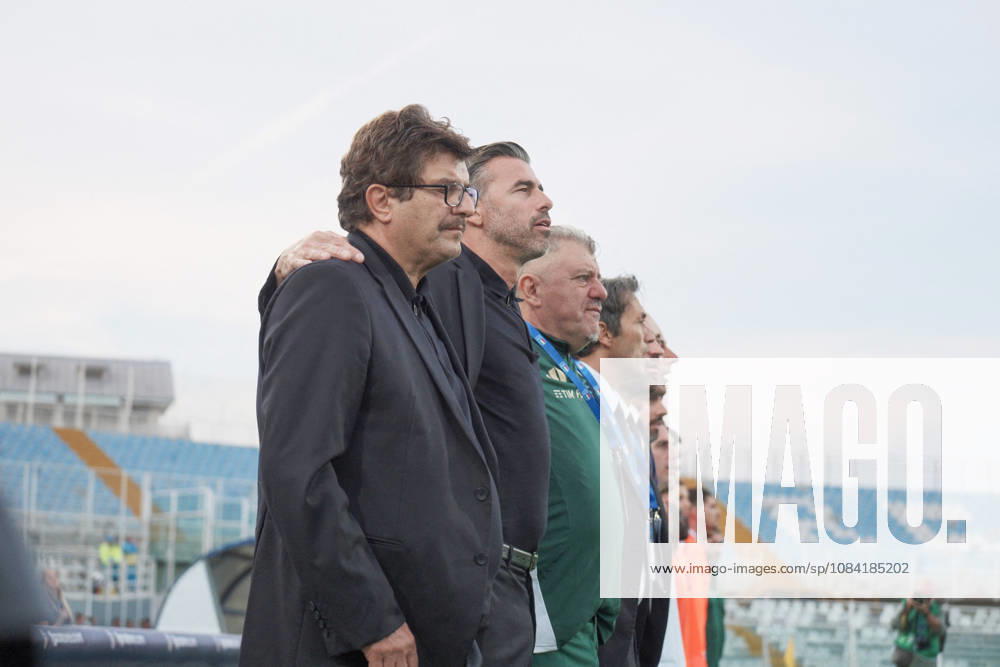 SOCCER - UEFA European Championship, EM, Europameisterschaft - 2027 European Under-21 Championship Qualifying Round - Italy vs. Poland Photo by IPA ABACAPRESS.COM89339827 - Coach Baldini and Barzagli during the 2027 UEFA European Under-21 Championship Qualifying Round—Italy vs. Poland, held in Pescara, Italy, on October 5, 2026 Pescara Italy