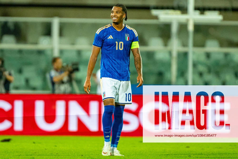 Cher Ndour seen during U21, U 21 U 21 U 21 U 21 2027 EURO Qualifying, EM, Europameisterschaft EM, Europameisterschaft EM, Europameisterschaft EM, Europameisterschaft game between national teams of Italy and Poland (Kazimierz Koper Ball Raw Images) Pescara Stadio Adriatico Italy