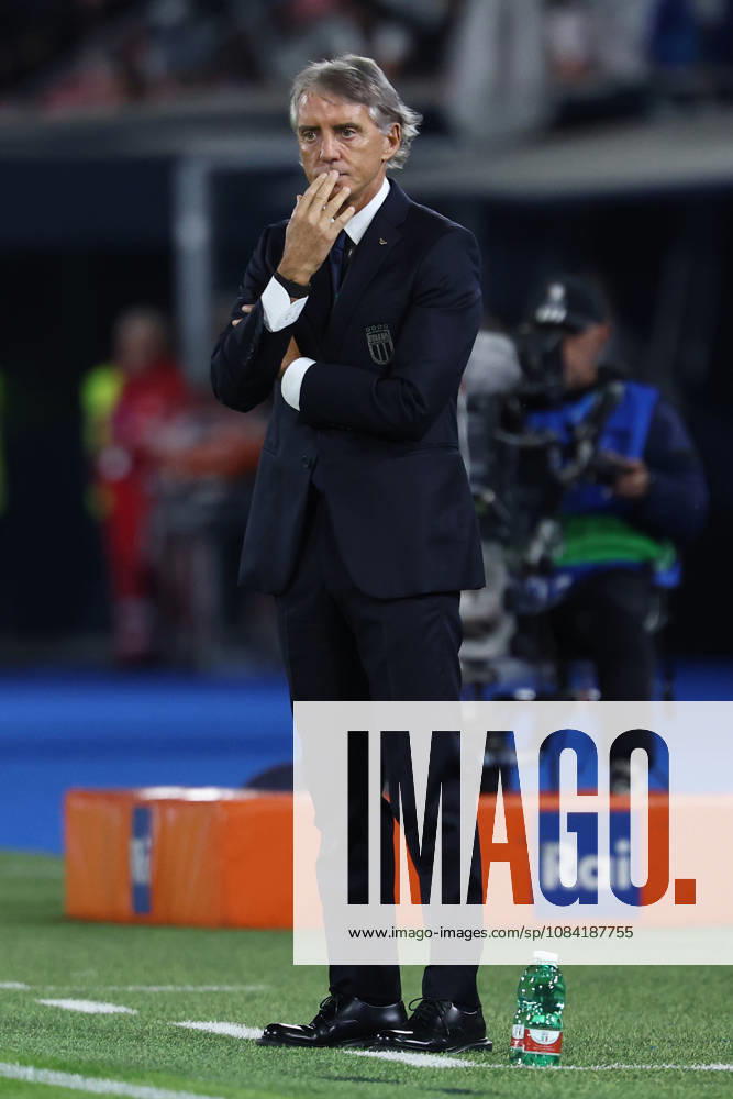 Roberto Mancini, head coach of Italy during the Nations League football match between Italy and Turkiye at Renato Dall Ara stadium in Bologna (Italy), October 05, 2026. CesarexPurini