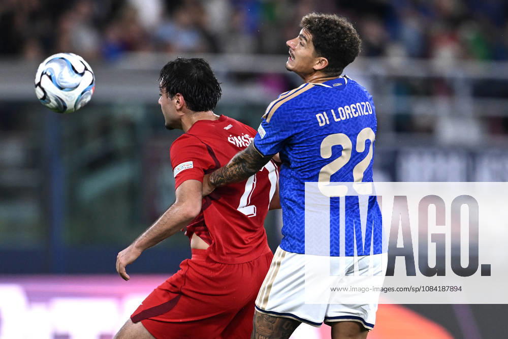 Db Bologna 05 10 2026 - Nations League Italia-Turchia foto Daniele Buffa Image nella foto: Giovanni DI Lorenzo-Baris Alper Yilmaz