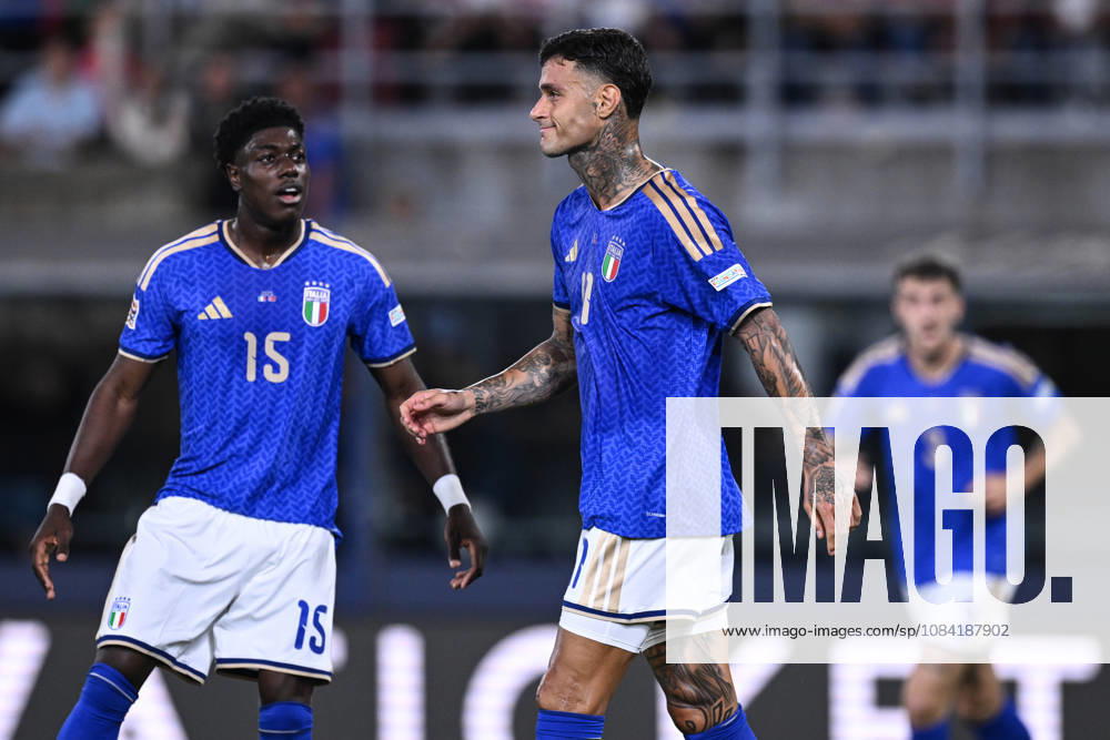 Mg Bologna 05 10 2026 - Nations League Italia-Turchia foto Matteo Gribaudi Image nella foto: esultanza gol Gianluca Scamacca