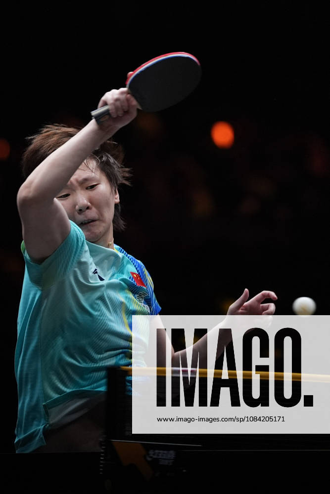 (261006) -- BEIJING, Oct. 6, 2026 -- Wang Manyu of China hits a return during the women s singles round of 32 match against Manika Batra of India at 2025 World Table tennis, Tischtennis (WTT) China Smash in Beijing, China, Oct. 6, 2026. ) (SP)CHINA-BEIJING-TABLE TENNIS-WTT-CHINA SMASH-WOMEN S SINGLES (CN) XiexHan