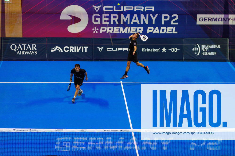 DÜSSELDORF, GERMANY - 6 OCTOBER 2026: Image shows Francisco Navarro (ESP) and Martin Di Nenno (ARG) during CUPRA Germany Premier Padel P2 2026 Day 3 at CASTELLO Düsseldorf on 6 10 2026 in Düsseldorf, Germany. Germany