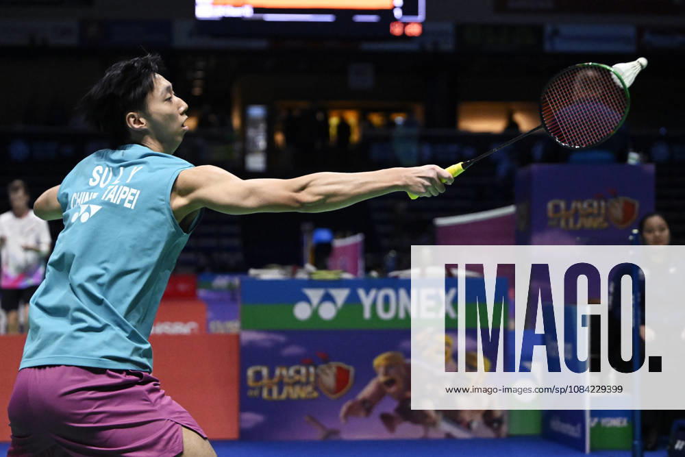 Su Li Yang of Taiwan in action during the badminton Clash of Clans Arctic Open 2026 tournament in Vantaa, Finland, on October 7, 2026. - ANTTI AIMO-KOIVISTO Vantaa Finland FJIUV0sgFYk