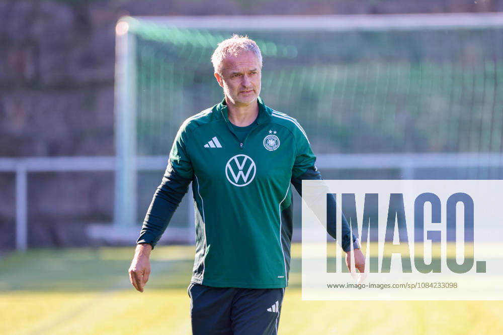 German Women s National Soccer Team Training Friendly Match: Germany vs. Australia Pictured: National Team Coach Christian Wück (Wueck), Germany