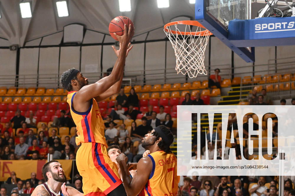 IPA89407787 - Paul Watson of BC Roma grabs a rebound during the BKT EuroCup Round 2 game between BC Roma and Lietkebalis at the Palazzetto dello on the 7th of 2026 in Rome, Italy.