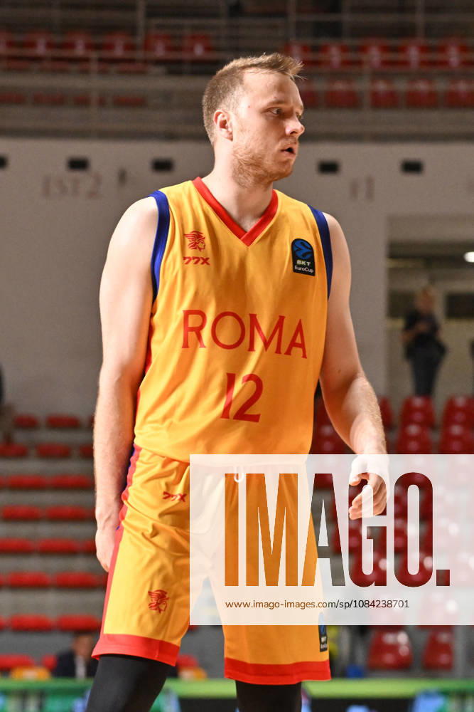 BASKETBALL - EuroCup - Roma Basketball vs. Lietkabelis Panevezys Photo by IPA ABACAPRESS.COM89407429 - Arturs Strautins of BC Roma during the warm-up for the BKT EuroCup Round 2 game between BC Roma and Lietkebalis at the Palazzetto dello on the 7th, 2026, in Rome, Italy. Rome Italy