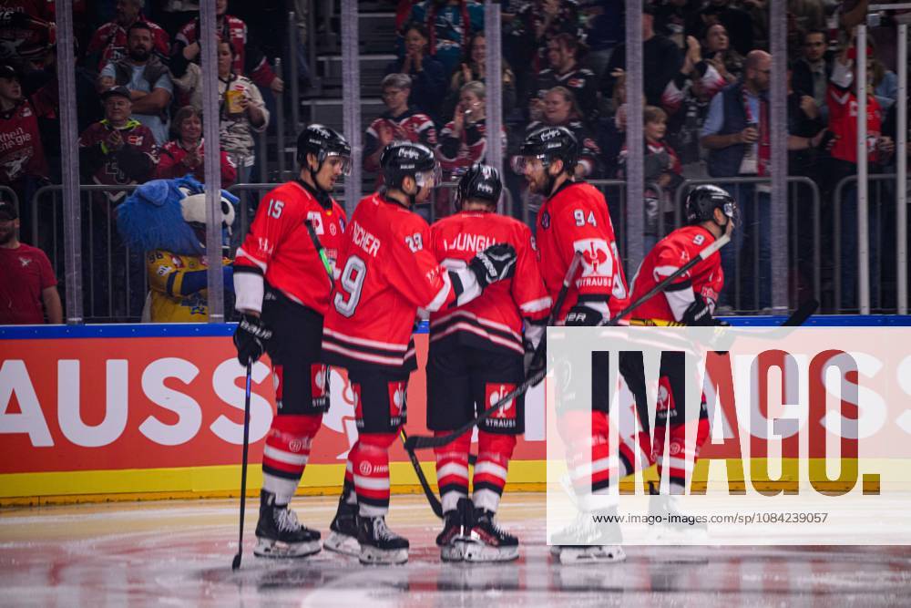 COLOGNE, GERMANY - 7 OCTOBER, 2026: - The Champions Hockey League match Koelner Haie vs. Herning Blue Fox at LANXESS arena.