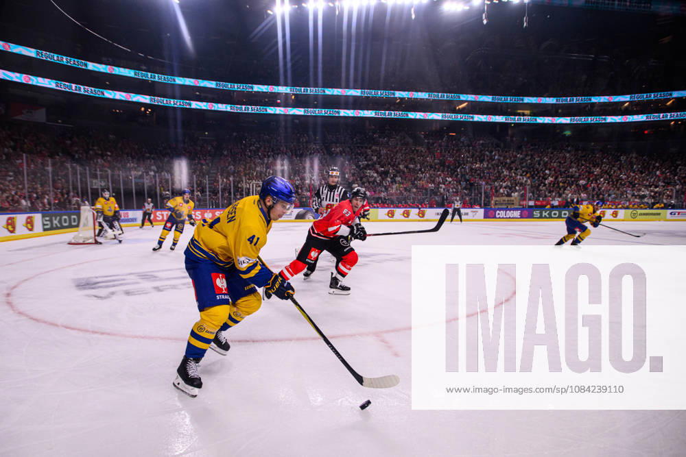 COLOGNE, GERMANY - 7 OCTOBER, 2026: - The Champions Hockey League match Koelner Haie vs. Herning Blue Fox at LANXESS arena.