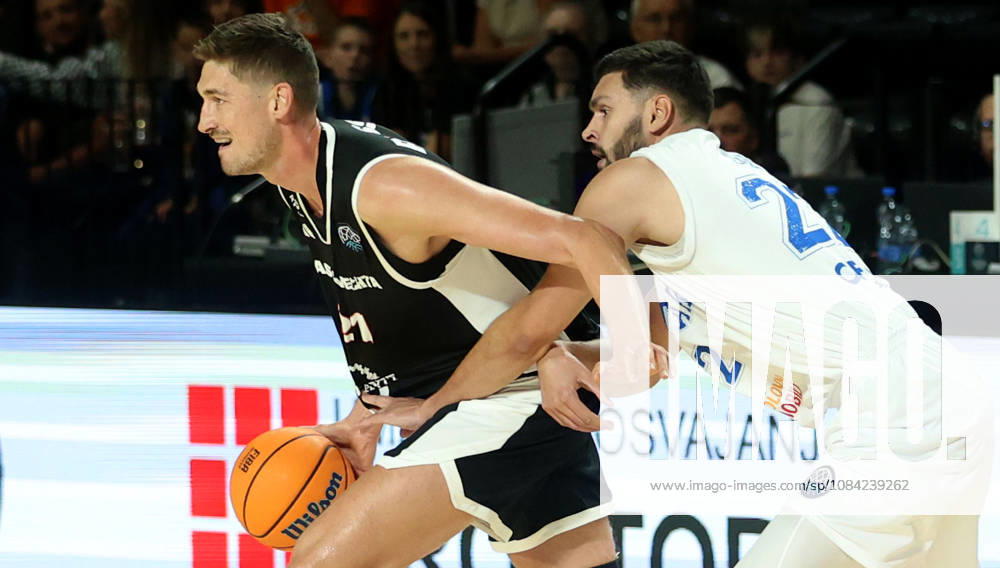 Subotica(Serbia) KK Spartak Subotica-SC Rasta Vechta men s Basketball Champions Leaugue Tibor Pleiss(L) Rasta Vechta,Dalibor Ilic(R) Spartak :