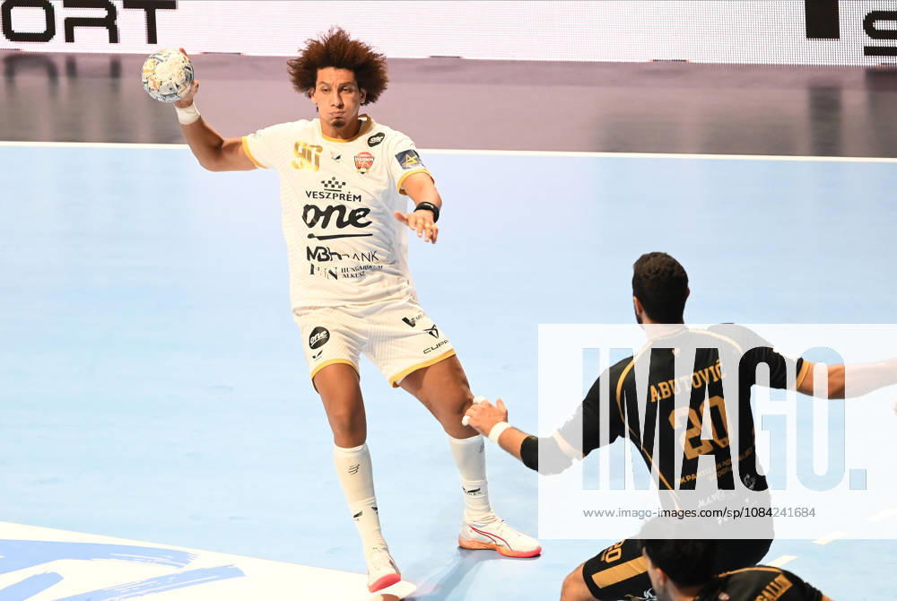 PARTIZAN vs VESZPREM ZEINELABEDIN ALI Ali Ismail Mohamed, handball player of Veszprem, during the EHF Champions League against Partizan Belgrade, at Aleksandar Nikolic Hall. Belgrade, 07.10.2026. photo: Nebojsa Parausic MN Press HANDBALL, EHF CHAMPIONS LEAGUE, VESZPREM, PARTIZAN Belgrade Aleksandar Nikolic Hall Serbia