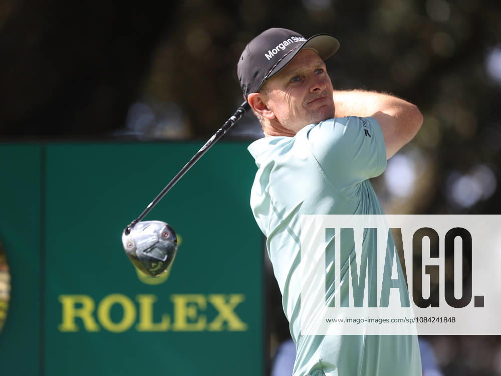 ESP Mutua Madrid Open Tennis Tournament: Justin Rose during his participation in the Spanish Open Pro-Am, held at the Villa de Madrid Country Club on October 7, 2026, in Madrid, Spain Madrid Spain