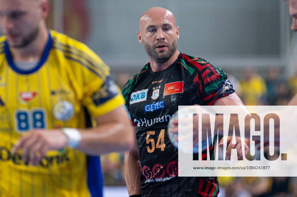 Oscar Bergendahl during the EHF Champions League Group F match between Industria Kielce nad SC Magdeburg at Hala Legionow on October 2, 2026 in Kielce, Poland --- Pilka reczna. EHF Liga Mistrzow. Industria Kielce - SC Magdeburg. (Photo by Igor Jakubowski Arena Akcji) NEWSPIX.PL --- newspix.pl