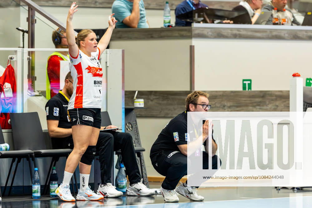 GER, Handball, Women, 2026–2027 Season, Alsco 1 Bl, Matchday 5, Thüringer HC vs. HSG Blomberg Lippe, Steffen Birkner, HSG Blomberg Lippe, 99947 Bad Langensalza, Salza, Halle, Mehrz Sports Hall, Thuringia, Germany