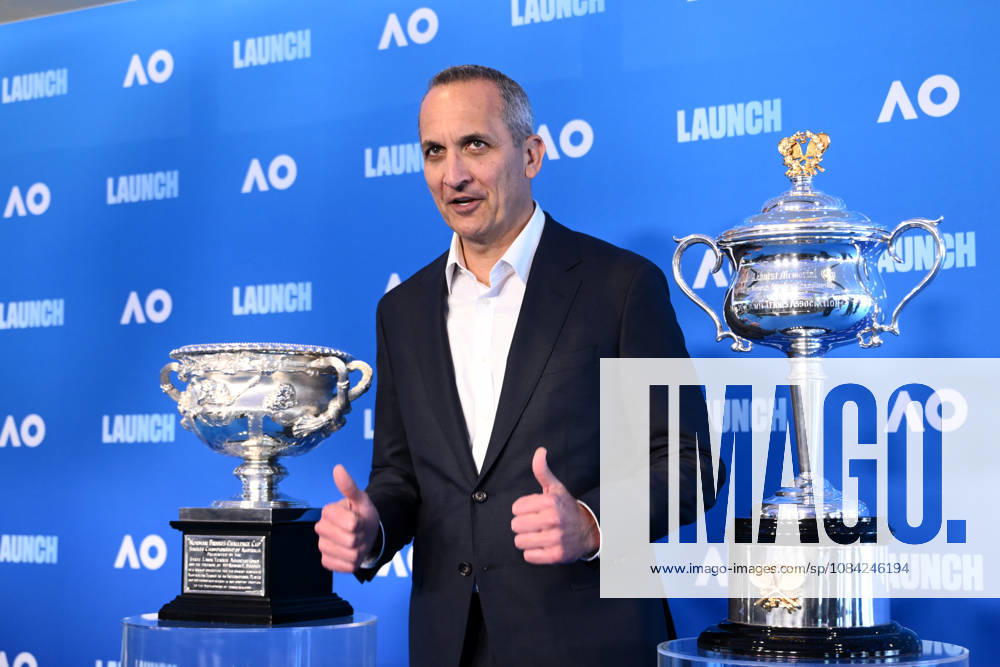 TENNIS AUSTRALIAN OPEN LAUNCH, Tennis Australia CEO Andrew Abdo poses for a photo during the launch of the 2027 Australian Open tennis tournament, in Melbourne, Thursday, October 8, 2026. ( NO ARCHIVING MELBOURNE VICTORIA Australia