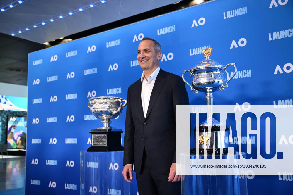 TENNIS AUSTRALIAN OPEN LAUNCH, Tennis Australia CEO Andrew Abdo poses for a photo during the launch of the 2027 Australian Open tennis tournament, in Melbourne, Thursday, October 8, 2026. ( NO ARCHIVING MELBOURNE VICTORIA Australia