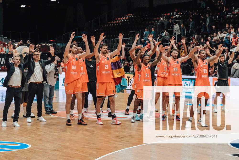 Game Day 2 of the Basketball Eurocup: Niners Chemnitz vs. Klaipedos Neptunas, October 7, 2026, starting at 7:00 p.m., Chemnitz, Chemnitz Arena. Pictured: Team Niners Chemnitz. Matchday 2 of the Basketball Eurocup: Niners Chemnitz vs. Klaipedos Neptunas. Chemnitz, Saxony, Germany
