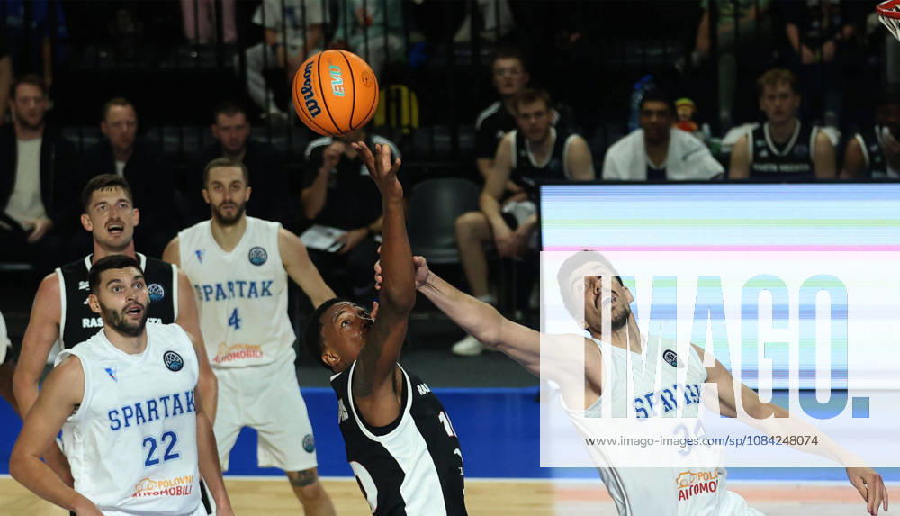 SuboticaSerbia KK Spartak Subotica-SC Rasta Vechta men s Basketball Champions Leaugue Justin Edler-DavisC Rasta Vechta,Dalibor ILICL,Danilo NikolicD R Spartak imago images 0868865394