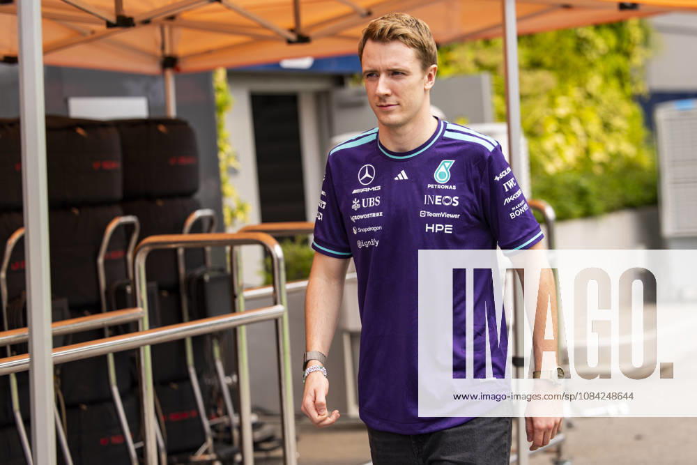 F1 - SINGAPORE GRAND PRIX 2026 VESTI Frederik (den), Junior Driver of Mercedes AMG F1 Team, portrait during the 2026 Formula 1 Singapore Grand Prix, 17th round of the 2026 Formula One World Championship, WM, Weltmeisterschaft from October 9 to 11, 2026 on the Marina Bay Street Circuit, in Singapore, Singapore - SingaporeSingapore