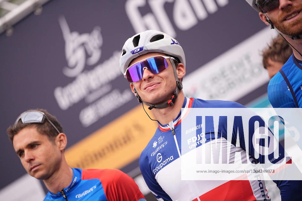 France s Romain Grégoire of Groupama-FDJ United during the 110th edition of the Gran Piemonte 2026 a 185 km one day race from Asti to Bra on October 08, 2026, Italy.