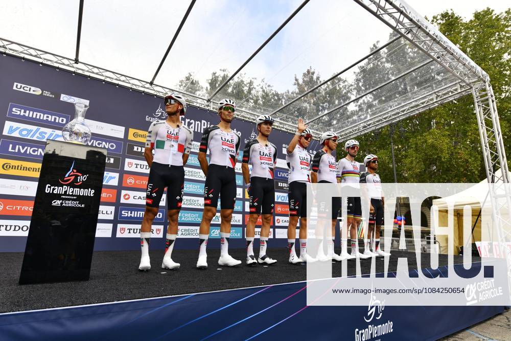 CYCLING - Road cycling, Rad, Radsport, Strasse - Il Gran Piemonte 2026 Photo by IPA ABACAPRESS.COM89426340 - Team UAE Emirates during Il Gran Piemonte 2026, a road cycling race in Aqui Terme, Italy, on October 8, 2026 Aqui Terme Italy