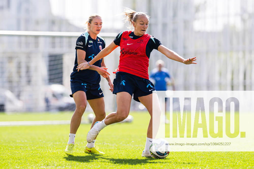 Frida Maanum of the Norwegian women’s national soccer team during a training session on October 8, 2026 in Bucharest. Photo by Marius Simensen, BILDBYRAN. Cop 238 bbeng women FIFA Women s World Cup qualifier soccer football Norway practice training