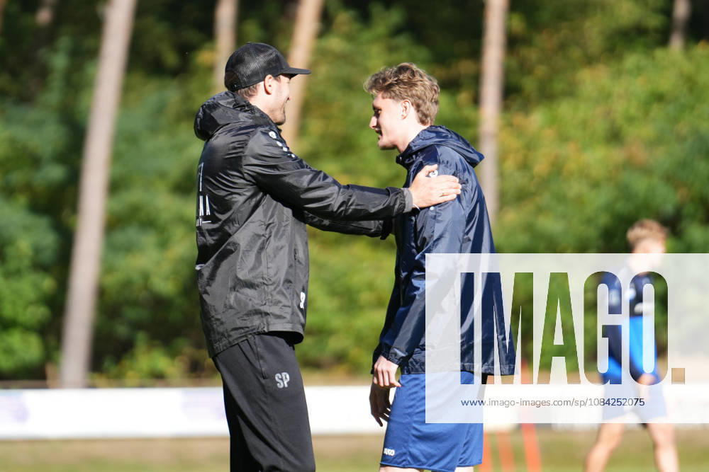 German Soccer, Training Session, 3rd Division, 2026–2027 Season, NVB Campus B, Hänsch Arena Field, SV Meppen, Thursday, October 8, 2026, morning training session with Tony Rölke (guest player, SV Meppen) and Steffen Puttkammer (assistant coach, SV Meppen)