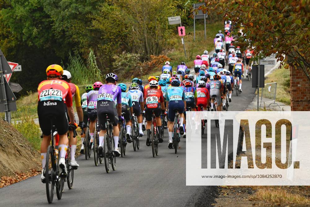 IPA89429257 - The group during Il Gran Piemonte 2026, a street cycling race in Aqui Terme, Italy, on October 8, 2026