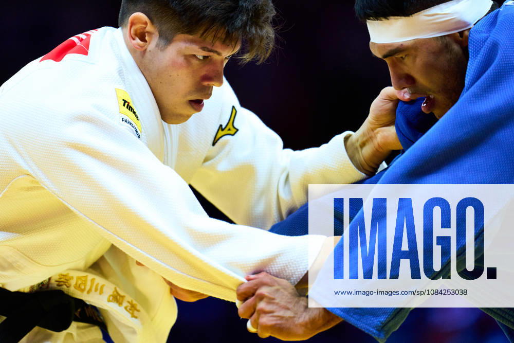 (L-R) Sanshiro Murao (JPN), Sherov Erlan (KGZ), OCTOBER 8, 2026 -Judo : World Judo Championships BAKU2026 Mens -90kg2nd Round match at National Gymnastics Arena in Baku, Azerbaijan. aflo_354298515 KenxAsakurax