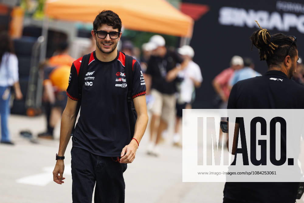 8th October 2026; Marina Bay, Singapore; Formula 1, Singapore Grand Prix, Arrival Day; Esteban Ocon (31) of France and TGR Haas F1 Team arriving at the Singapore Grand Prix StephenxBlackberry