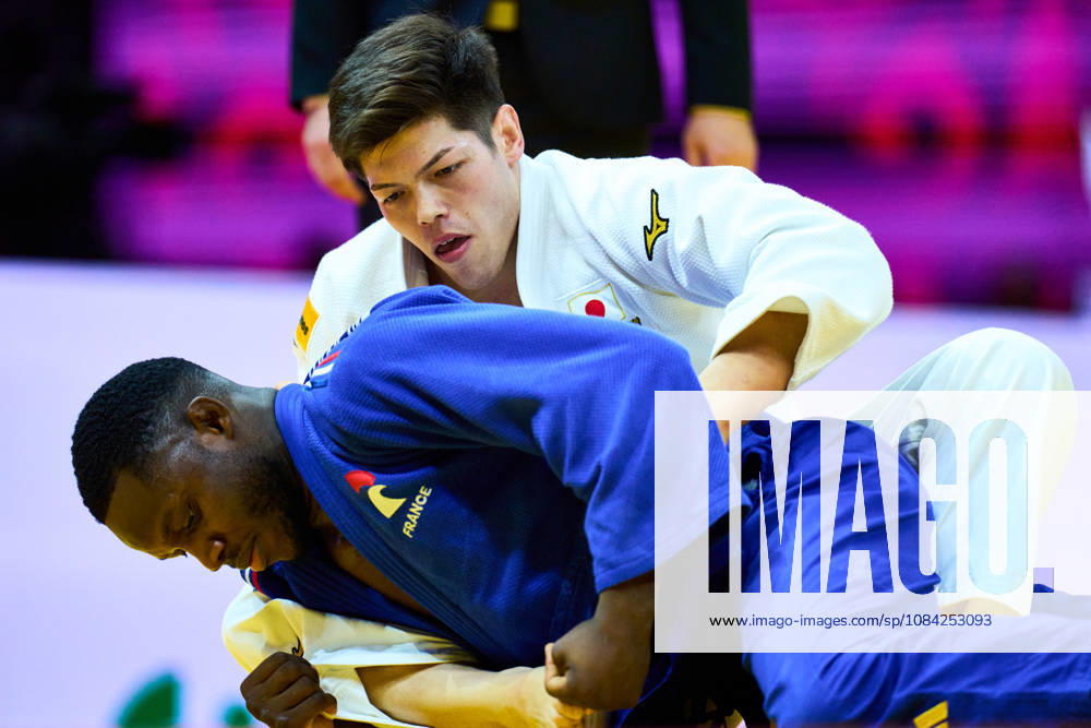 (Top-Bottom) Sanshiro Murao (JPN), Ngayap Hambou Maxime-Gael (FRA), OCTOBER 8, 2026 -Judo : World Judo Championships BAKU2026 Mens -90kgSemi-final match at National Gymnastics Arena in Baku, Azerbaijan. aflo_354298658 KenxAsakurax
