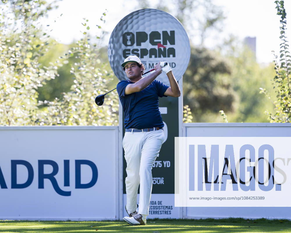 Open de Espana presented by Madrid - Day One MADRID, SPAIN - OCTOBER 8: Eugenio Chacarra of Spain plays his tee shot on day one of the Open de Espana presented by Madrid at Club de Campo Villa de Madrid on October 8, 2026 in Madrid, Spain. Madrid Club de Campo Villa de Madrid Madrid Spain