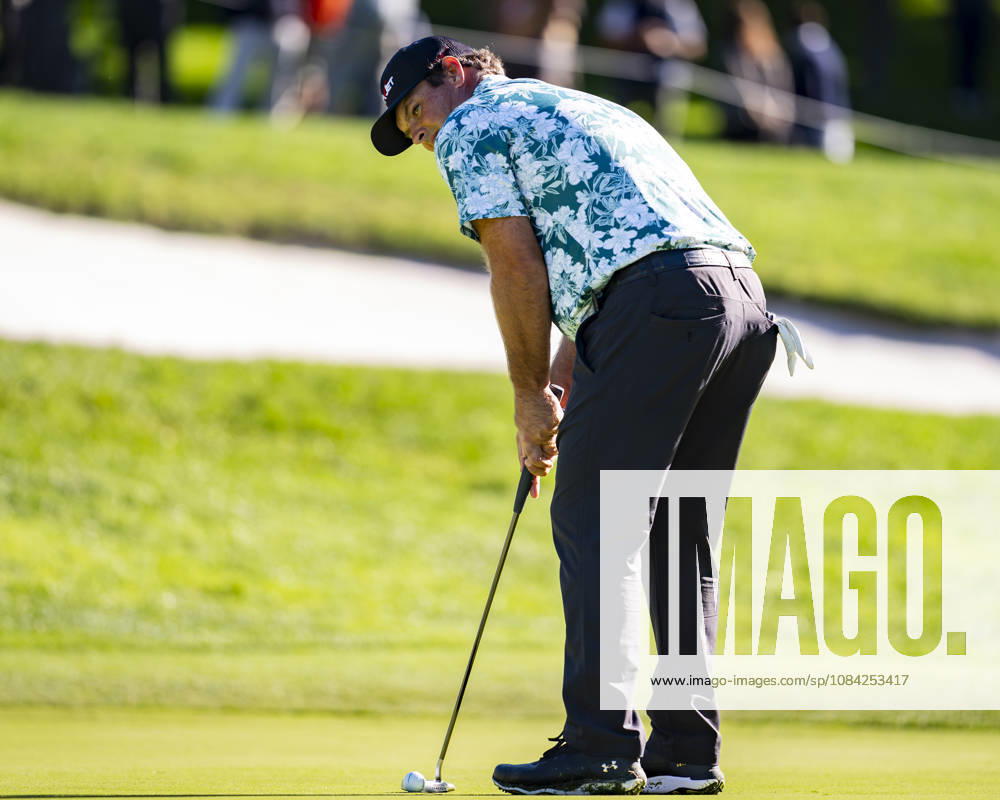 Open de Espana presented by Madrid - Day One MADRID, SPAIN - OCTOBER 8: Patrick Reed of United States putts on day one of the Open de Espana presented by Madrid at Club de Campo Villa de Madrid on October 8, 2026 in Madrid, Spain. Madrid Club de Campo Villa de Madrid Madrid Spain