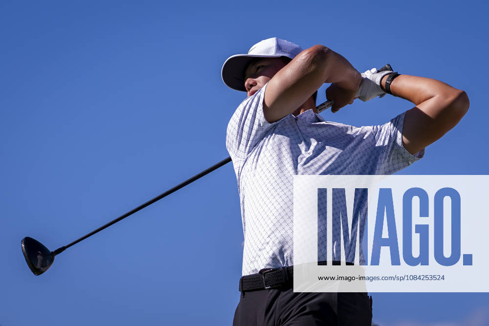 Open de Espana presented by Madrid - Day One MADRID, SPAIN - OCTOBER 8: Wenyi Ding of China tees off on day one of the Open de Espana presented by Madrid at Club de Campo Villa de Madrid on October 8, 2026 in Madrid, Spain. Madrid Club de Campo Villa de Madrid Madrid Spain