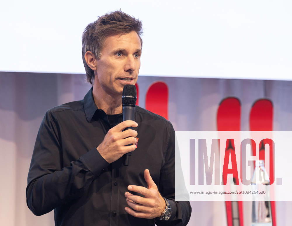 ALPINE SKIING - Atomic Media Day 2026 ALTENMARKT,AUSTRIA,08.OCT.26 - ALPINE SKIING - Atomic Media Day. Image shows presenter Christian Brugger. GEPAxpictures xHaraldxSteiner