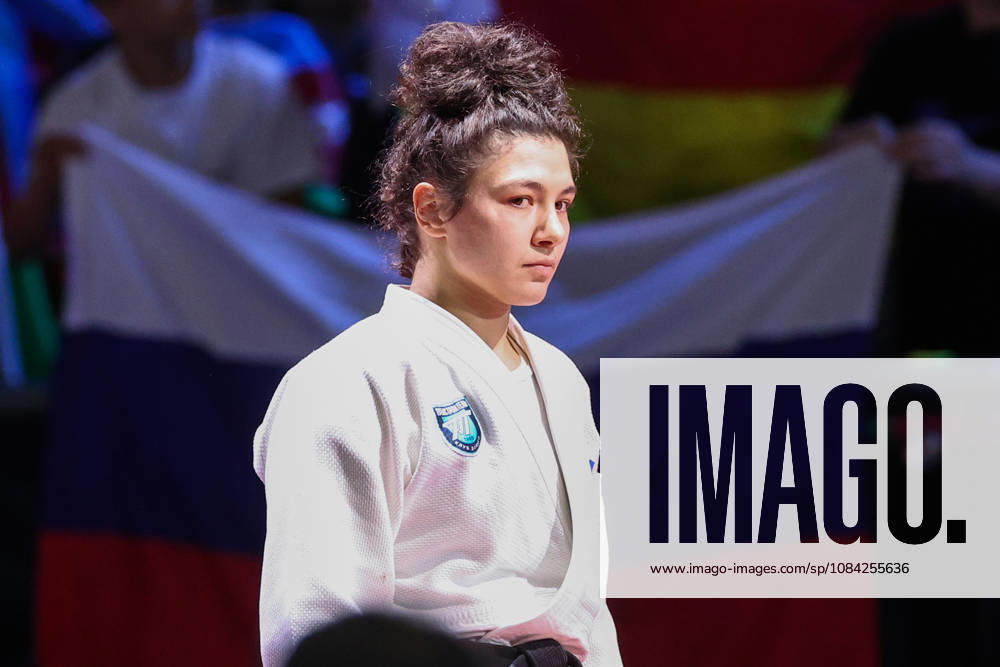 AZERBAIJAN, BAKU - OCTOBER 8, 2026: Madina Taimazova of Russia is pictured before a -70 kg bout against Aleksandra Andric of Serbia as part of the 2026 World Judo Championships at the National Gymnastics Arena. Mikhail Sinitsyn TASS 98954579
