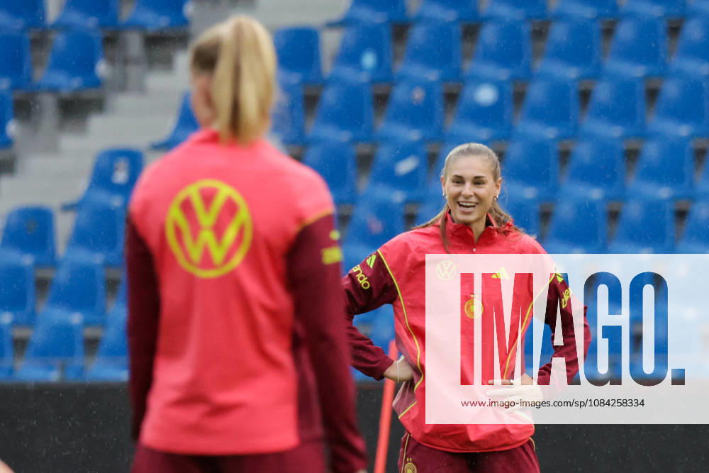 DFB Soccer Media Events, German Women s National Team Press Conference and Final Training Session featuring Jule Brand, German Women s National Team, Karlsruhe